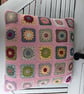 Crochet granny square cushion cover - Image 3