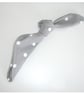 Napkin Grey and White Polka Dot 14" Serviette Washable Cotton Cloth - Image 9