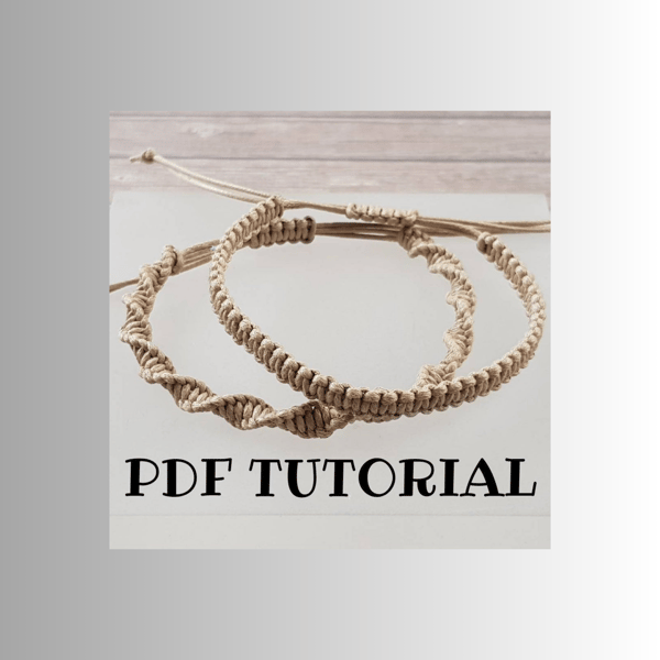 Basic Macrame Bracelet Tutorial - macrame tutorial - craft making