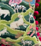 Countryside Frolic tapestry cushion cover with pompoms - Image 7
