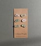Set of six sea foam sea glass buttons - Image 2