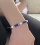 Blue and White bracelet
