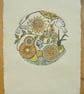 Clockwork lino cut print - Image 3