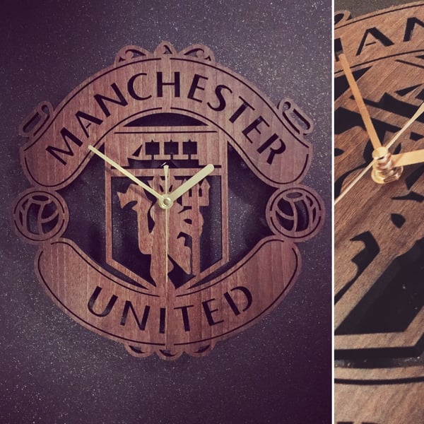 Manchester United Badge Clock 