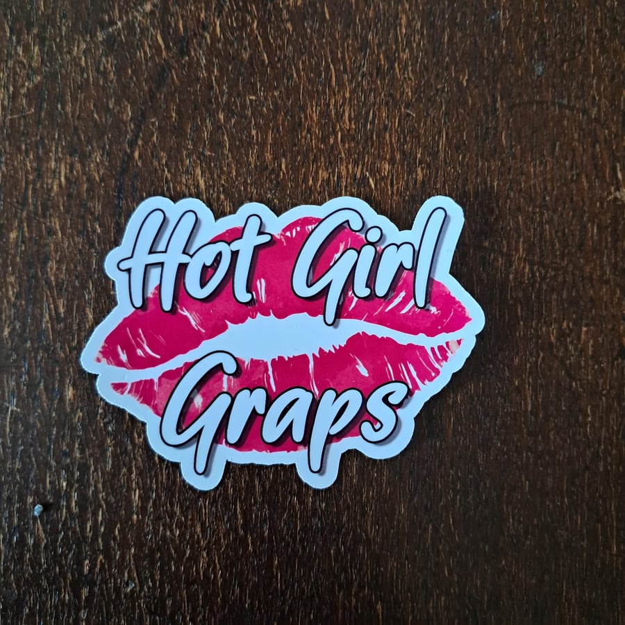Hot girl Graps - Wrestling Sticker - 2.5 inch sticker - AEW WWE decal
