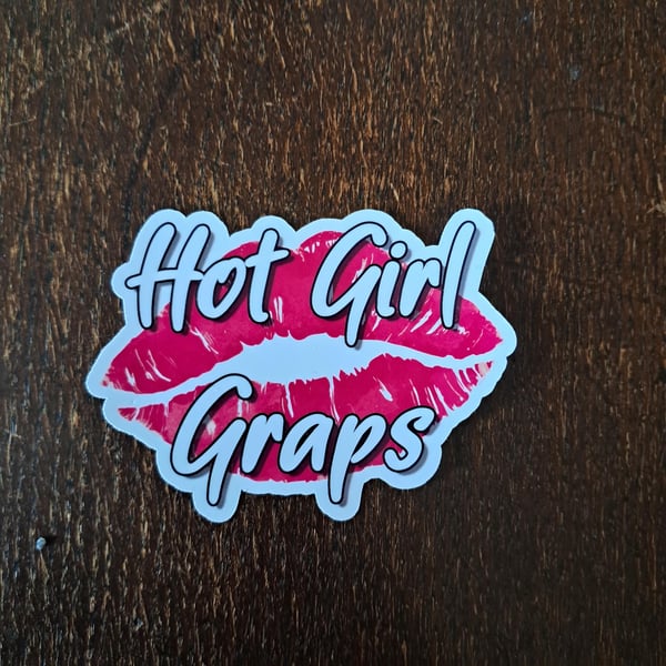 Hot girl Graps - Wrestling Sticker - 2.5 inch sticker - AEW WWE decal