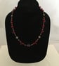Red and Gold Beaded Necklace - Image 5