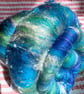 Wool Art Batt - "Green Moray Swims Away" - Image 3
