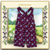 Relaxed Mulberry Dungarees