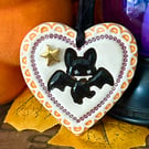 Ceramic Bat hanging decoration