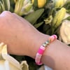 Cute pink star bracelet size small 