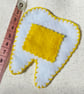 handmade felt Tooth fairy pocket - Image 3