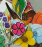 Cut paper collage autumn greetings card - Image 6