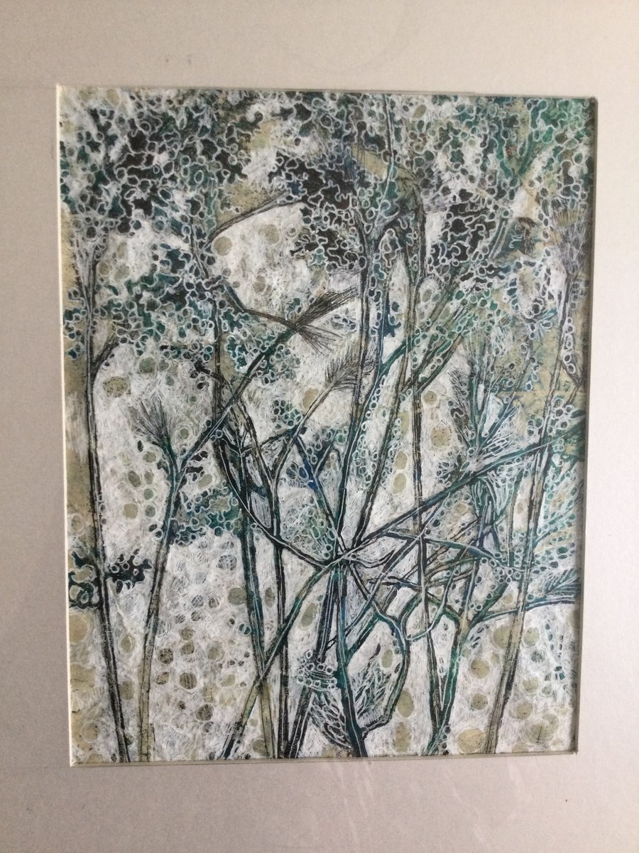 Original Mixed Media work of Botanical Images