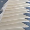 10 ft Cream cotton fabric bunting,banner,flag,wedding,party flag