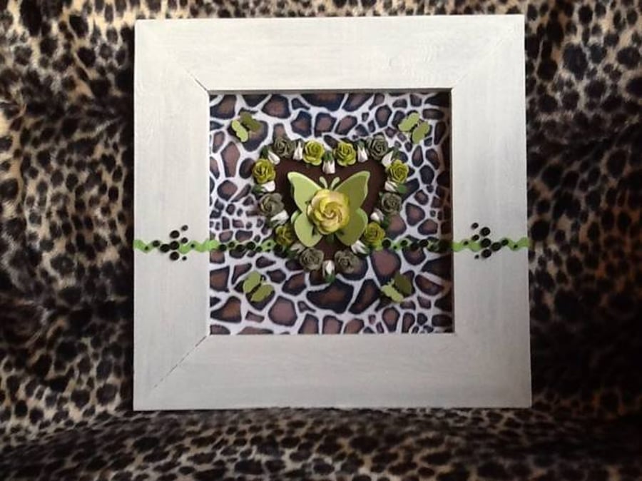 Leopard Butterfly Collage