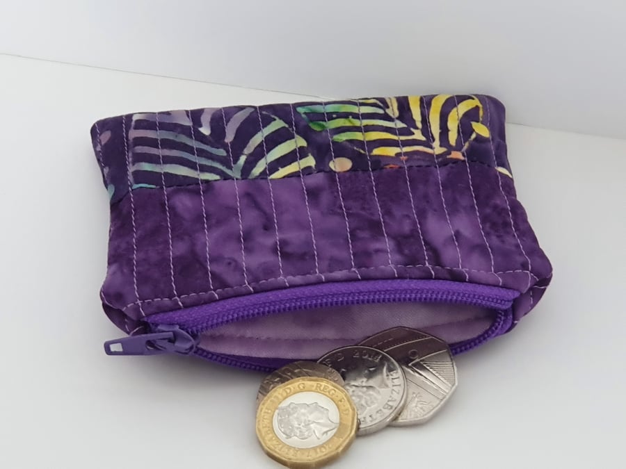 Quilted Coin Purse 