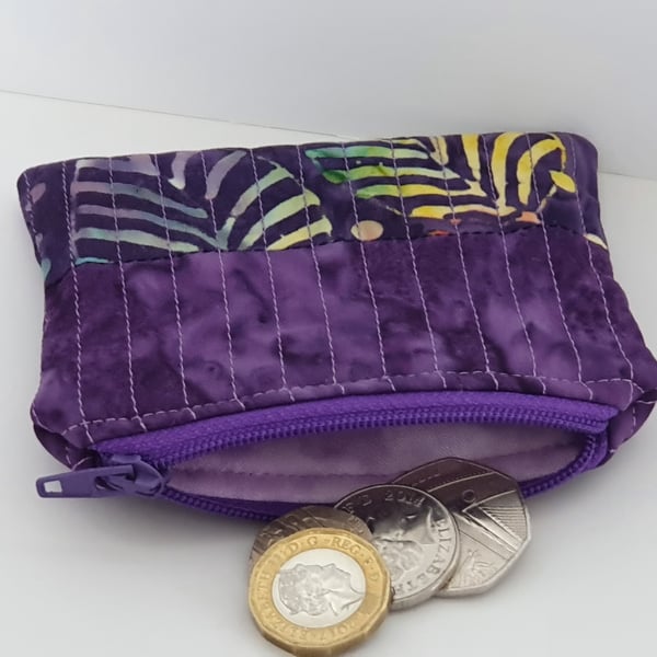 Quilted Coin Purse 