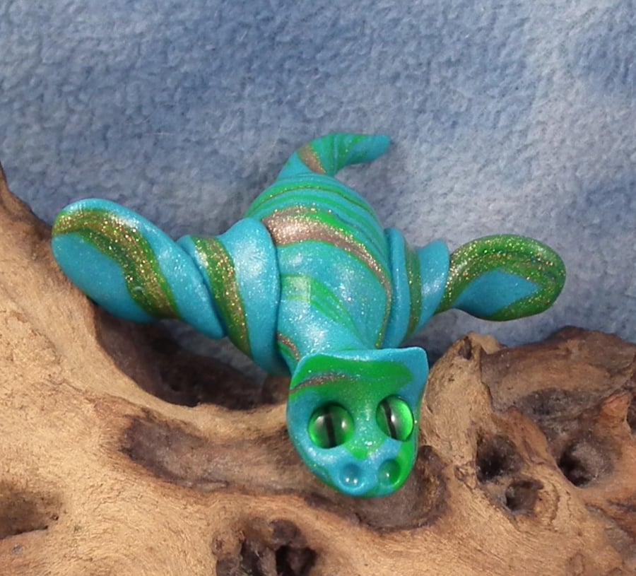 Sale Dragon in flight 'Piety' OOAK Sculpt artist Ann Galvin
