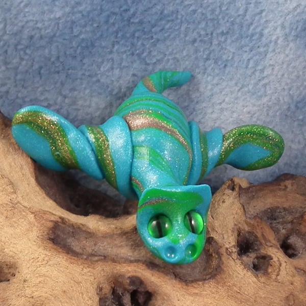 Sale Dragon in flight 'Piety' OOAK Sculpt artist Ann Galvin