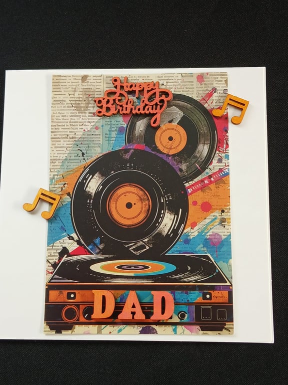 Handmade, Dad birthday card 