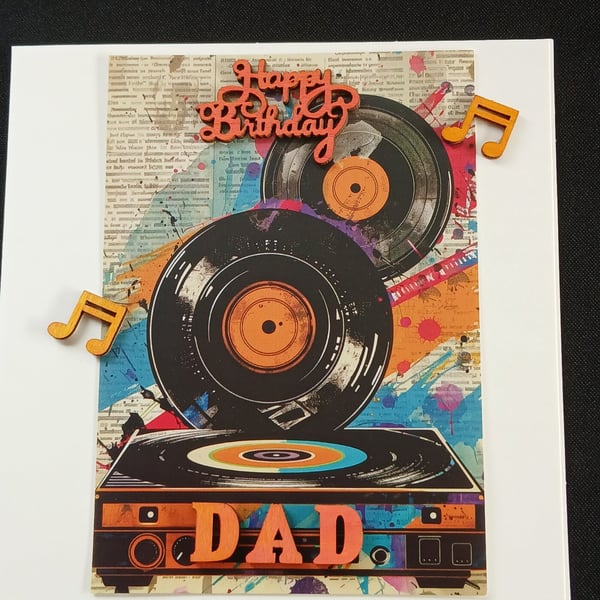 Handmade, Dad birthday card 