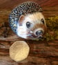 Hedgehog hand painted on rock  - Image 4