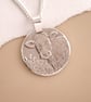 Cow Engraved Sterling Silver Coin Necklace - Image 6