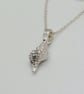 Solid silver welk shell necklace recycled sterling silver hallmarked gift wrappe - Image 5