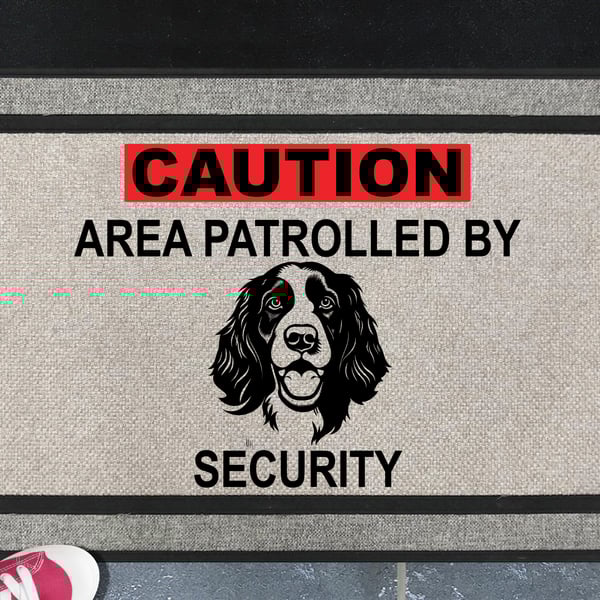 English Springer Spaniel Security Door Mat - All Weather Doormat - 45x70cm 