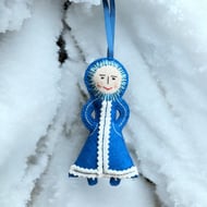 Christmas Tree Decoration Snow Girl