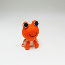 Little orange Frog ornament