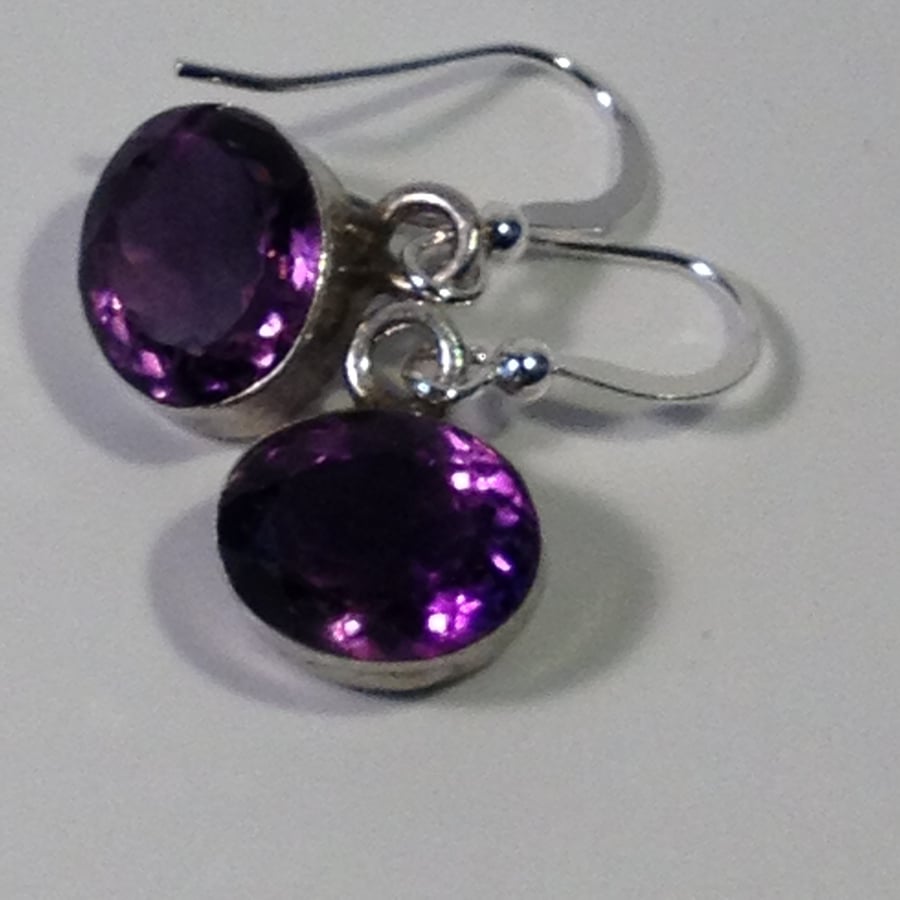 Ultraviolet Amethyst earrings