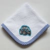 Blue Tractor Face Cloth % to Ukraine