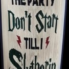 Party Dont Start - handmade book fold