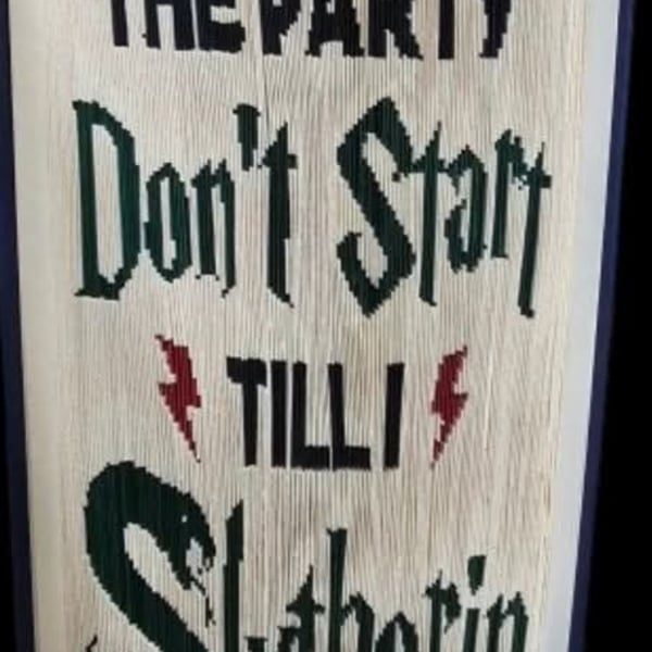 Party Dont Start - handmade book fold