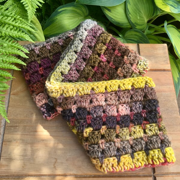 Countryside Cowl, Crochet Infinity Scarf