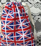 British flag themed drawstring cotton pouch bags - Image 4