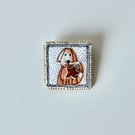 'Doggy 4' - Handmade Brooch