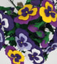 Pansy Felt Flower Stem - Image 2