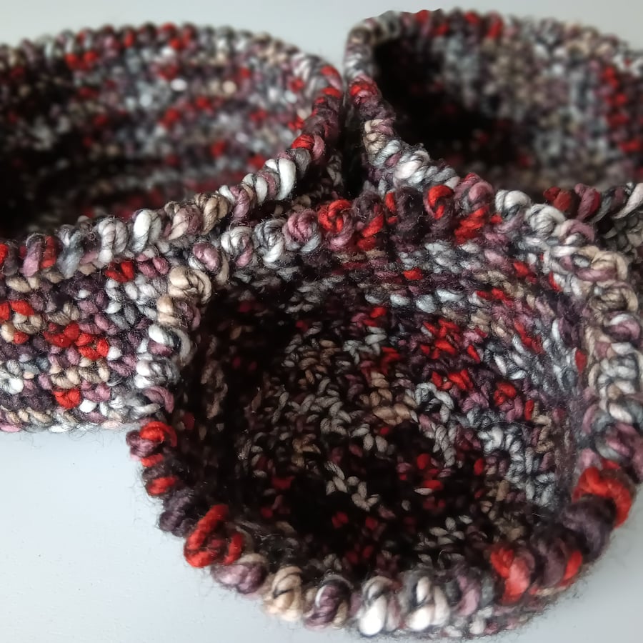 Crochet Nesting Baskets (Rich Metals) - set of 3, so practical!