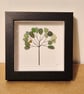 Mini seaglass seaham sea glass tree art 12cmx12cm frames 