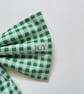 Christmas Bow Green Gingham - Medium - Image 5