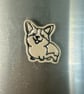 Handmade Corgi Ceramic Fridge Magnet - Image 4