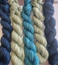 Dk Mini skeins Naturally dyed