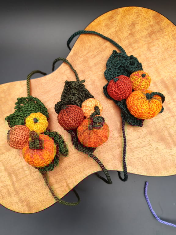 Pumpkin Ukulele Headstock Corsage for Halloween