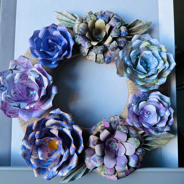 Handmade Floral Wreath - Table Centrepiece 
