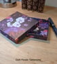 'Dark Florals Collection 1'  A set four ultra-thin gift boxes with separate lids