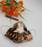 Face mask,  small, 3 layer,  machine washable in in retro pattern  - Image 6
