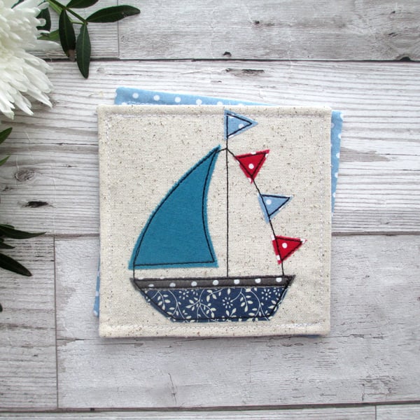Sailboat Coaster